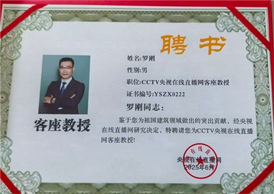 国家“十四五”人才强国工程 ——十四五突出贡献者——罗刚