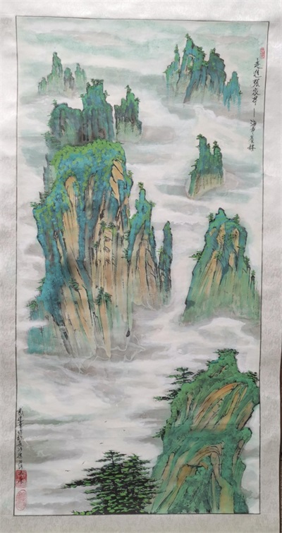 于山水间绘就艺术华章——评湖南国画家戴建华