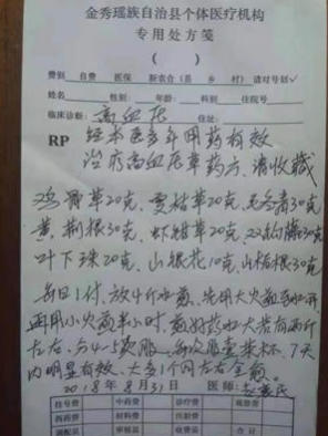 金秀瑶族灯草灸疗法瑶医药非物质文化遗产传承人---赵衷民