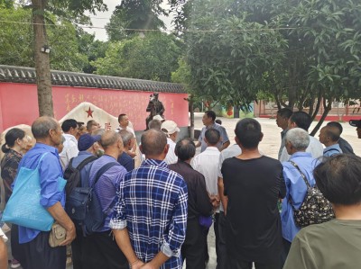 重庆市江津区50多位党员干部莅临 荣昌区清流红色故居爱国主义教育基地